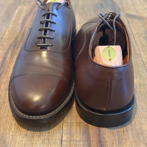 Grant Stone Cap Toe Oxford in Tobacco Calf