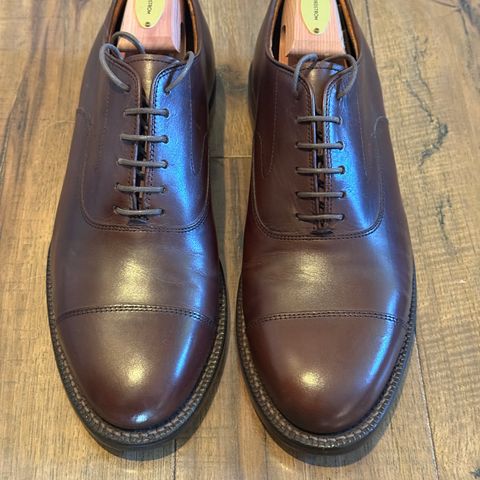 Grant Stone Cap Toe Oxford in Tobacco Calf