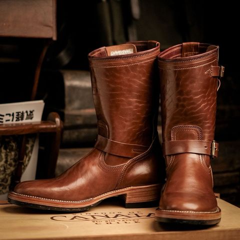 Briselblack The keeper ‘Type 3’ Engineer Boots in Maryam Toscanello TPR Horsebutt