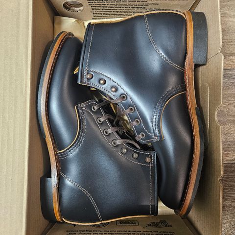 Red Wing Beckman Flatbox in S.B. Foot Black Klondike