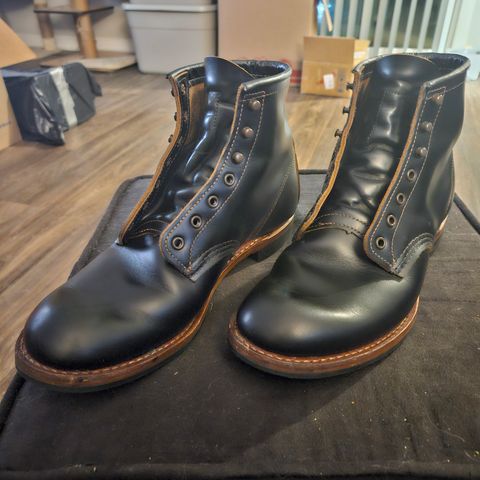 Red Wing Beckman Flatbox in S.B. Foot Black Klondike