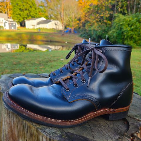 Red Wing Beckman Flatbox in S.B. Foot Black Klondike