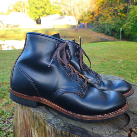 Red Wing Beckman Flatbox in S.B. Foot Black Klondike