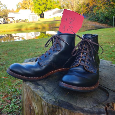 Red Wing Beckman Flatbox in S.B. Foot Black Klondike
