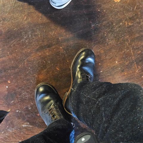 Red Wing Beckman Flatbox in S.B. Foot Black Klondike