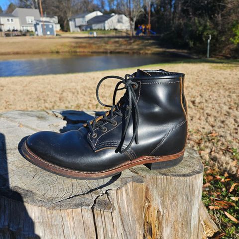 Red Wing Beckman Flatbox in S.B. Foot Black Klondike