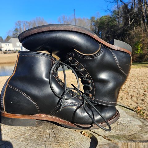 Red Wing Beckman Flatbox in S.B. Foot Black Klondike