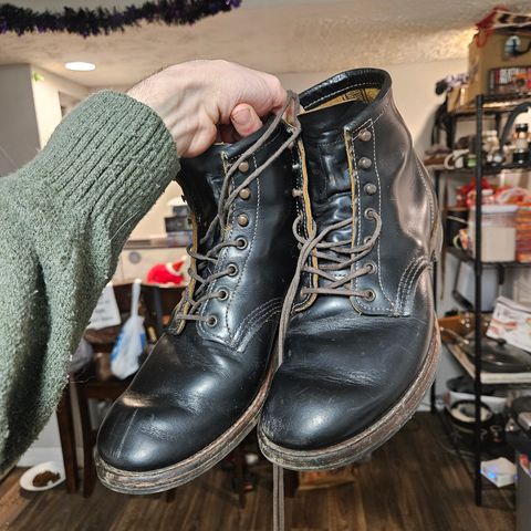 Red Wing Beckman Flatbox in S.B. Foot Black Klondike