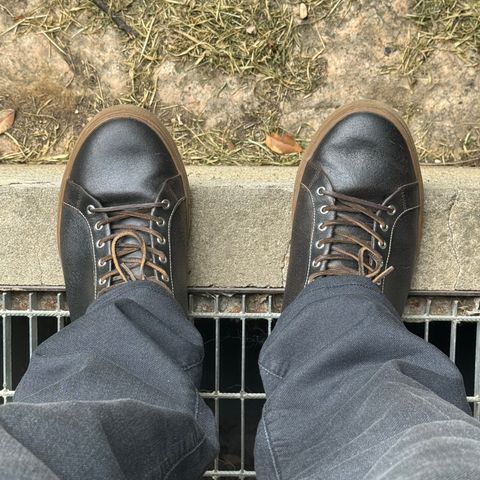 Thursday Premier Low Top in Horween Waxed Cacao