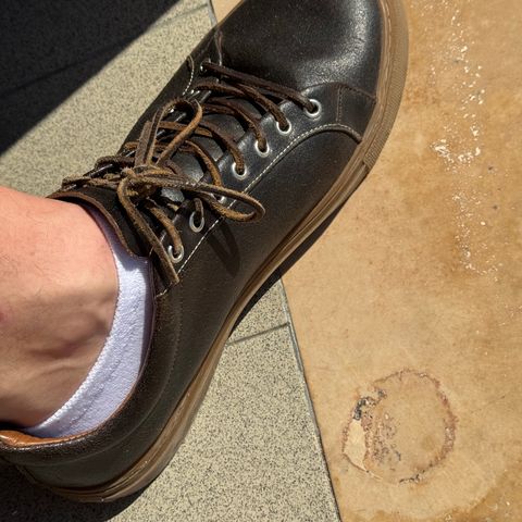 Thursday Premier Low Top in Horween Waxed Cacao