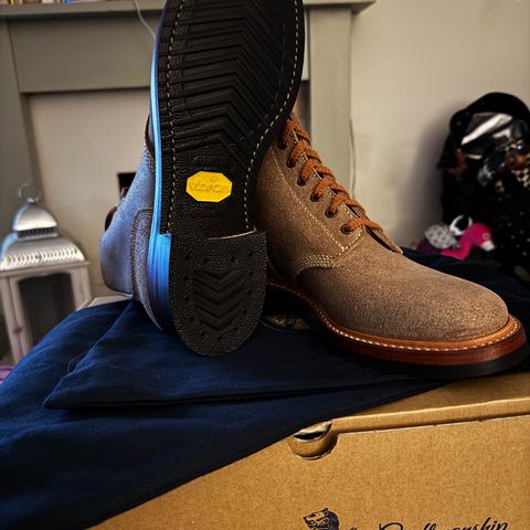 John Lofgren M-43 Service Shoes in Horween Natural Chromexcel Roughout