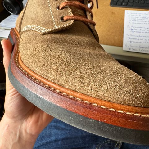 John Lofgren M-43 Service Shoes in Horween Natural Chromexcel Roughout