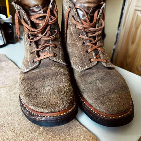 John Lofgren M-43 Service Shoes in Horween Natural Chromexcel Roughout