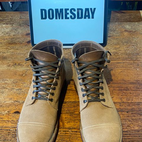 Viberg Service Boot PCT in Horween Marine Field Roughout
