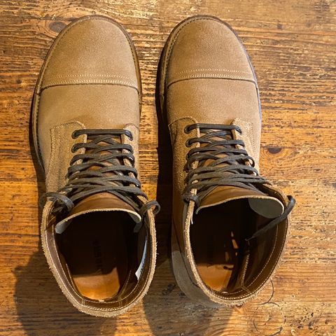Viberg Service Boot PCT in Horween Marine Field Roughout