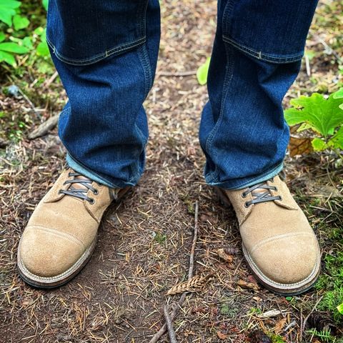 Viberg Service Boot PCT in Horween Marine Field Roughout