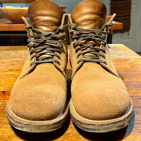 Viberg Service Boot PCT in Horween Marine Field Roughout