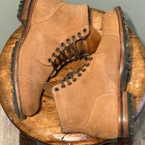 Viberg Service Boot PCT in Horween Marine Field Roughout