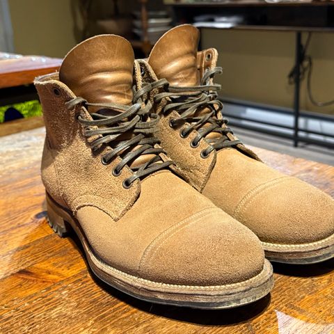Viberg Service Boot PCT in Horween Marine Field Roughout