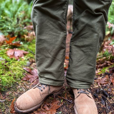 Viberg Service Boot PCT in Horween Marine Field Roughout