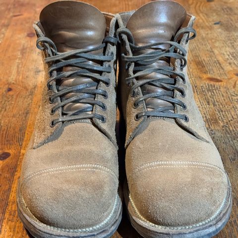 Viberg Service Boot PCT in Horween Marine Field Roughout