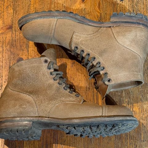 Viberg Service Boot PCT in Horween Marine Field Roughout