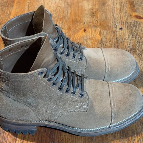 Viberg Service Boot PCT in Horween Marine Field Roughout