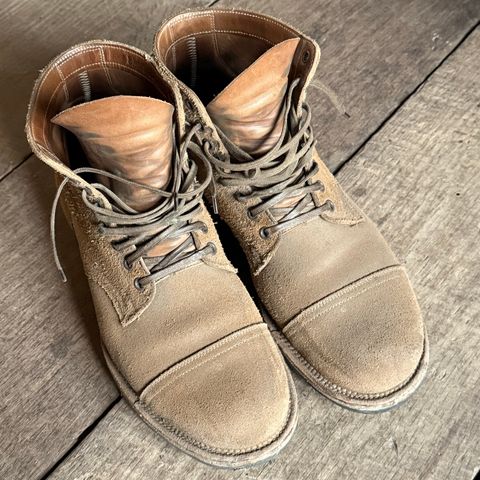 Viberg Service Boot PCT in Horween Marine Field Roughout