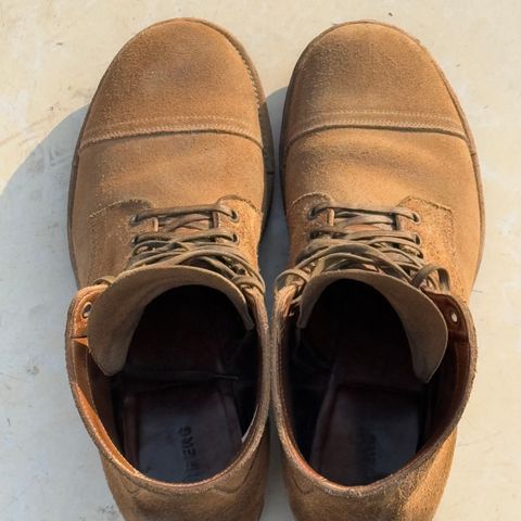 Viberg Service Boot PCT in Horween Marine Field Roughout