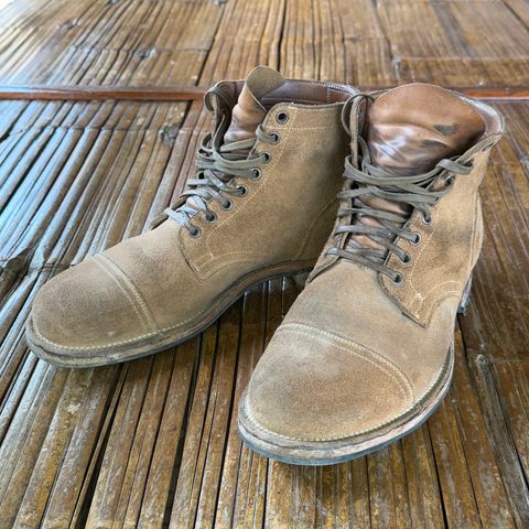 Viberg Service Boot PCT in Horween Marine Field Roughout