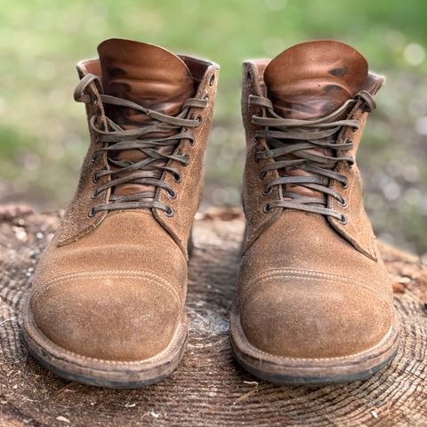 Viberg Service Boot PCT in Horween Marine Field Roughout