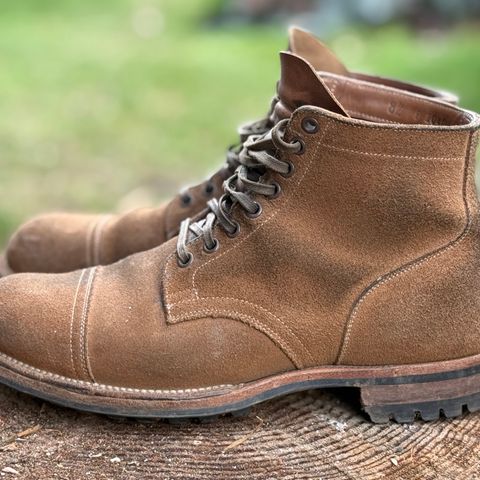Viberg Service Boot PCT in Horween Marine Field Roughout