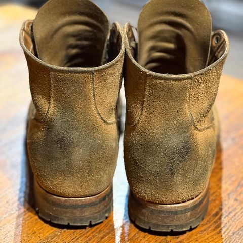 Viberg Service Boot PCT in Horween Marine Field Roughout