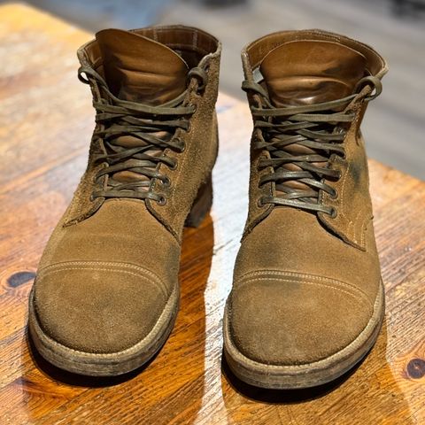 Viberg Service Boot PCT in Horween Marine Field Roughout