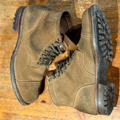 Viberg Service Boot PCT in Horween Marine Field Roughout