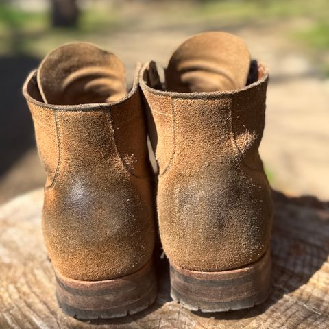 Viberg Service Boot PCT in Horween Marine Field Roughout