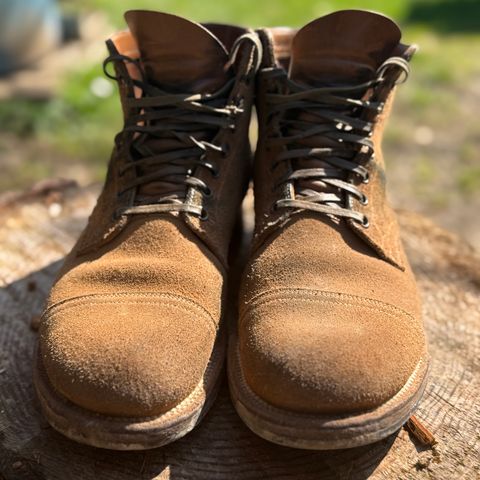Viberg Service Boot PCT in Horween Marine Field Roughout