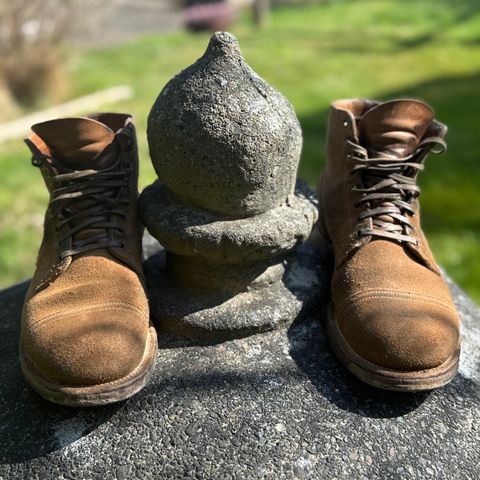 Viberg Service Boot PCT in Horween Marine Field Roughout
