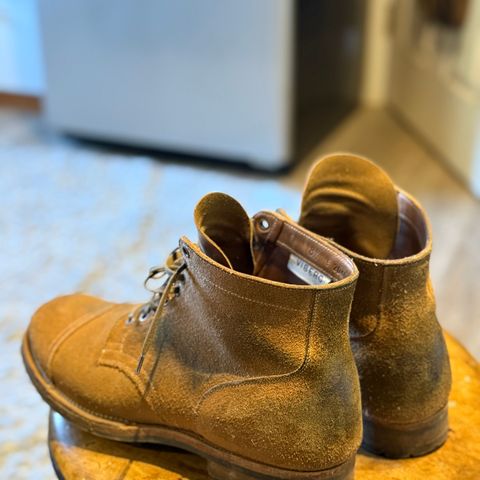 Viberg Service Boot PCT in Horween Marine Field Roughout