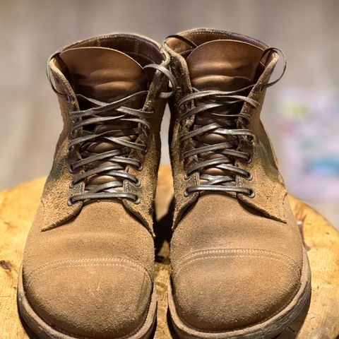 Viberg Service Boot PCT in Horween Marine Field Roughout