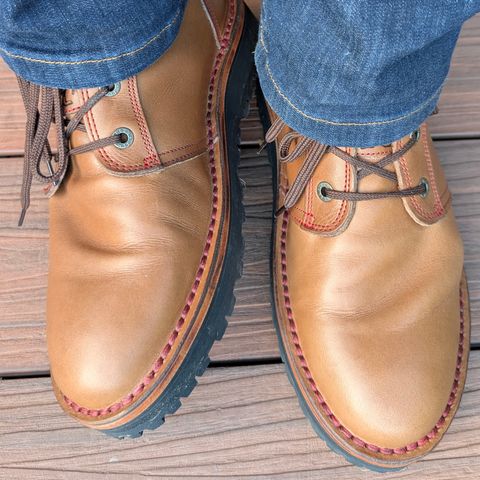 Jim Green Turbo Vellie Custom in Natural Veg Tan
