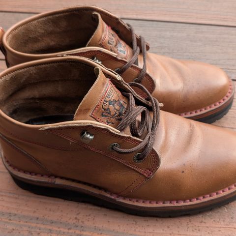 Jim Green Turbo Vellie Custom in Natural Veg Tan