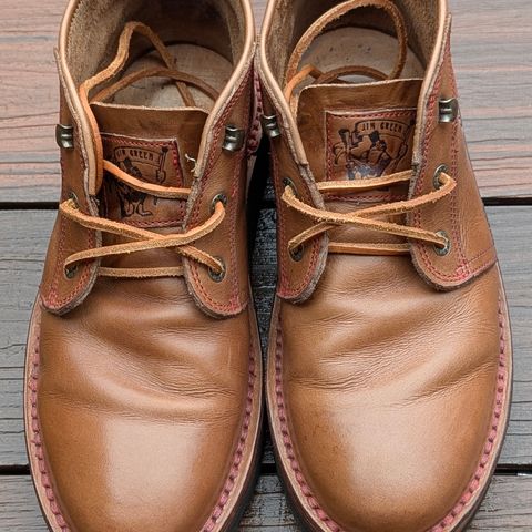 Jim Green Turbo Vellie Custom in Natural Veg Tan