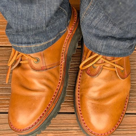 Jim Green Turbo Vellie Custom in Natural Veg Tan