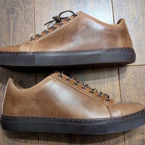 Thursday Premier Low Top in Horween Natural Chromexcel