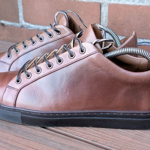 Thursday Premier Low Top in Horween Natural Chromexcel