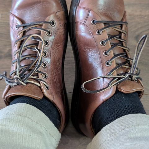 Thursday Premier Low Top in Horween Natural Chromexcel