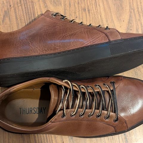 Thursday Premier Low Top in Horween Natural Chromexcel