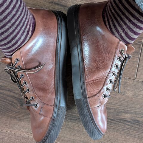 Thursday Premier Low Top in Horween Natural Chromexcel