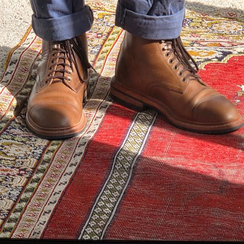 Oak Street Bootmakers Lakeshore Boot in Horween Natural Chromexcel